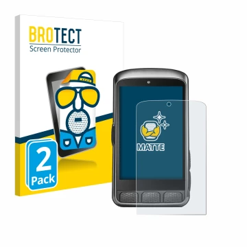 Face avant d’un emballage produit avec le logo de la marque BROTECT. À côté, l’appareil Wahoo Elemnt ACE est représenté avec l