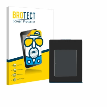 Face avant d’un emballage produit avec le logo de la marque BROTECT. À côté, l’appareil Lenovo Yoga Slim 9i Gen 10 14