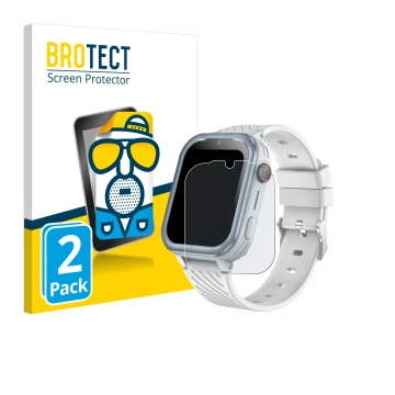 Face avant d’un emballage produit avec le logo de la marque BROTECT. À côté, l’appareil DDIOYIUR Smartwatch est représenté ave