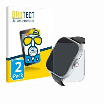 Face avant d’un emballage produit avec le logo de la marque BROTECT. À côté, l’appareil YYKY E02 2.01