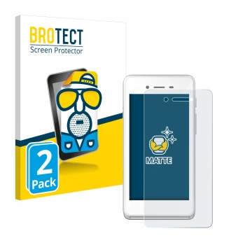 Face avant d’un emballage produit avec le logo de la marque BROTECT. À côté, l’appareil Pax A50 wallee est représenté avec la 