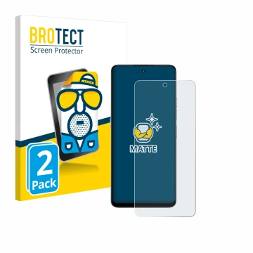 Face avant d’un emballage produit avec le logo de la marque BROTECT. À côté, l’appareil Umidigi Note 100 5G est représenté ave