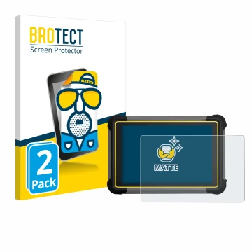 Face avant d’un emballage produit avec le logo de la marque BROTECT. À côté, l’appareil Leica iCON CC170 est représenté avec l