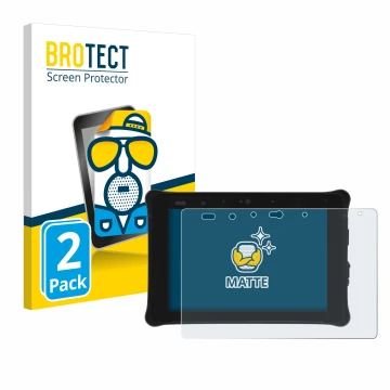 Face avant d’un emballage produit avec le logo de la marque BROTECT. À côté, l’appareil Leica iCON CC180 est représenté avec l