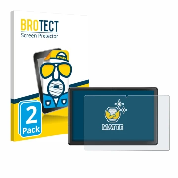 Face avant d’un emballage produit avec le logo de la marque BROTECT. À côté, l’appareil SGIN T10 Pro 10.1