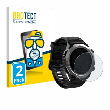 Face avant d’un emballage produit avec le logo de la marque BROTECT. À côté, l’appareil Atheewon S10 1.39