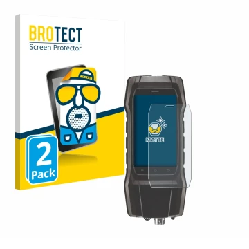 Face avant d’un emballage produit avec le logo de la marque BROTECT. À côté, l’appareil Testo 300 est représenté avec la prote