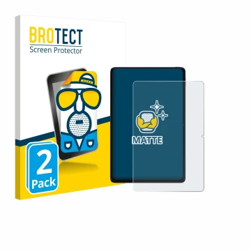 Face avant d’un emballage produit avec le logo de la marque BROTECT. À côté, l’appareil Xiaomi POCO Pad 12.1