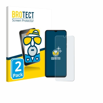 Face avant d’un emballage produit avec le logo de la marque BROTECT. À côté, l’appareil ZTE Nubia Neo est représenté avec la p