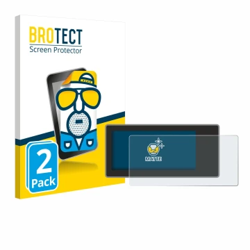 Face avant d’un emballage produit avec le logo de la marque BROTECT. À côté, l’appareil Acta Berg Radio est représenté avec la