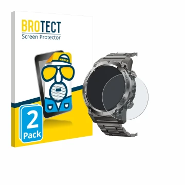 Face avant d’un emballage produit avec le logo de la marque BROTECT. À côté, l’appareil Naixues 55G 1.46