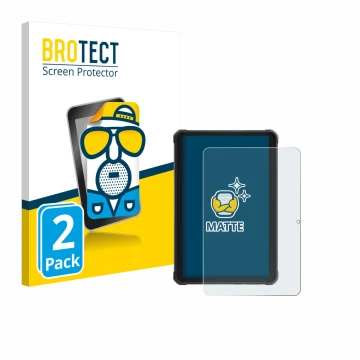 Face avant d’un emballage produit avec le logo de la marque BROTECT. À côté, l’appareil Hotwav R10 Pro est représenté avec la 