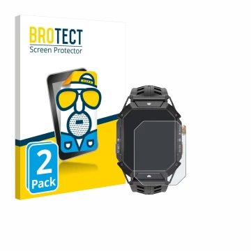 Face avant d’un emballage produit avec le logo de la marque BROTECT. À côté, l’appareil Oukitel BT80 est représenté avec la pr