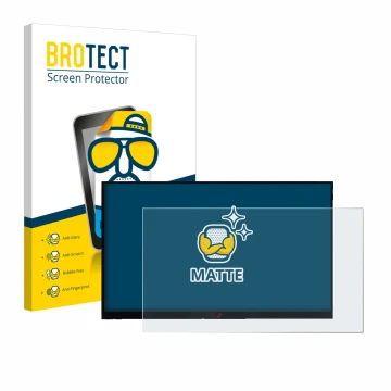 Face avant d’un emballage produit avec le logo de la marque BROTECT. À côté, l’appareil Verbatim PMT-15 est représenté avec la