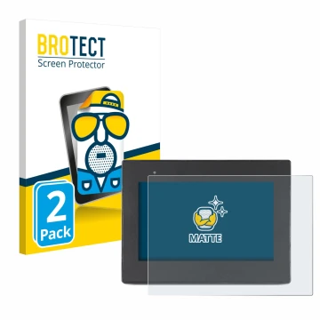 Face avant d’un emballage produit avec le logo de la marque BROTECT. À côté, l’appareil Weintek cMT2078x est représenté avec l