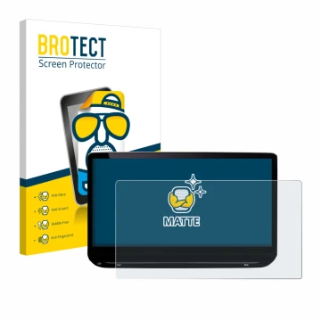 Face avant d’un emballage produit avec le logo de la marque BROTECT. À côté, l’appareil Skoda Octavia Combi Selection 13