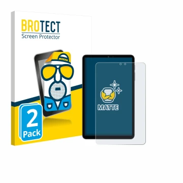 Face avant d’un emballage produit avec le logo de la marque BROTECT. À côté, l’appareil Alldocube iPlay 70 mini Pro est représ