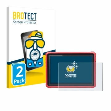 Face avant d’un emballage produit avec le logo de la marque BROTECT. À côté, l’appareil Launch X-431 Pro3 V+ Elite est représe