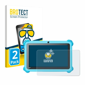 Face avant d’un emballage produit avec le logo de la marque BROTECT. À côté, l’appareil zcobro KIDS710 7