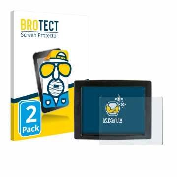 Face avant d’un emballage produit avec le logo de la marque BROTECT. À côté, l’appareil John Deere GreenStar est représenté av