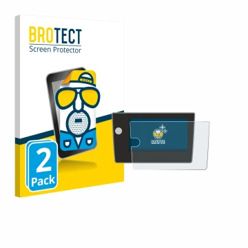 Face avant d’un emballage produit avec le logo de la marque BROTECT. À côté, l’appareil Volkswagen Polo Life 2024 est représen