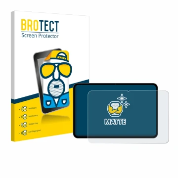 Face avant d’un emballage produit avec le logo de la marque BROTECT. À côté, l’appareil Teclast T65 est représenté avec la pro