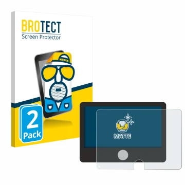 Face avant d’un emballage produit avec le logo de la marque BROTECT. À côté, l’appareil Dynavin D9-DCX Plus Flex - C est repré