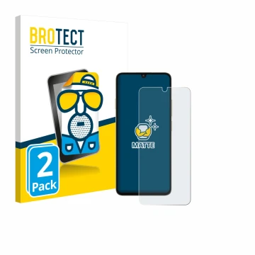 Face avant d’un emballage produit avec le logo de la marque BROTECT. À côté, l’appareil Oukitel C59 Pro est représenté avec la