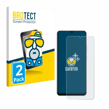 Face avant d’un emballage produit avec le logo de la marque BROTECT. À côté, l’appareil realme Note 70T est représenté avec la