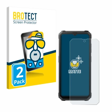 Face avant d’un emballage produit avec le logo de la marque BROTECT. À côté, l’appareil Blackview BV4800 SE est représenté ave