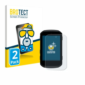 Face avant d’un emballage produit avec le logo de la marque BROTECT. À côté, l’appareil Garmin Edge 550 est représenté avec la