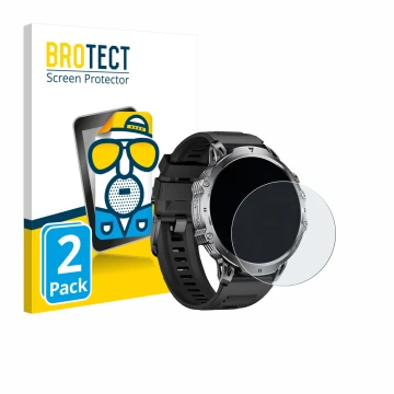 Face avant d’un emballage produit avec le logo de la marque BROTECT. À côté, l’appareil LIGE EF13 1.85