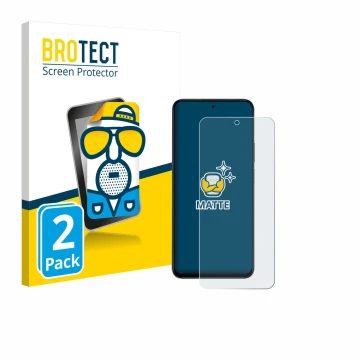 Face avant d’un emballage produit avec le logo de la marque BROTECT. À côté, l’appareil Honor 400 Smart est représenté avec la