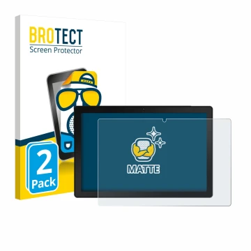 Face avant d’un emballage produit avec le logo de la marque BROTECT. À côté, l’appareil MUISOO A10 10.1