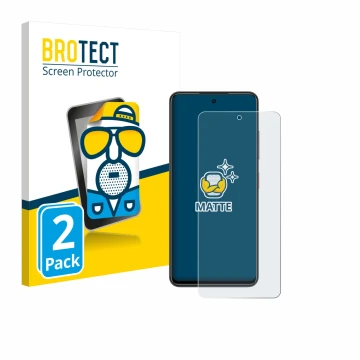 Face avant d’un emballage produit avec le logo de la marque BROTECT. À côté, l’appareil Nubia Focus est représenté avec la pro