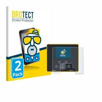 Face avant d’un emballage produit avec le logo de la marque BROTECT. À côté, l’appareil Junsi iCharger DX12 est représenté ave