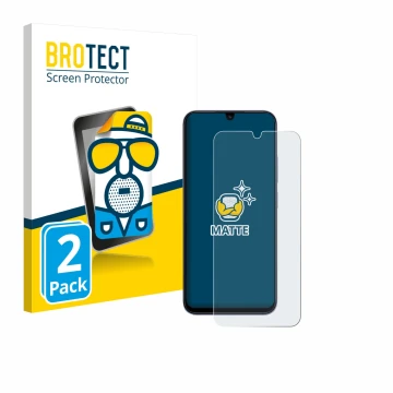 Face avant d’un emballage produit avec le logo de la marque BROTECT. À côté, l’appareil Xiaomi Poco C85 est représenté avec la