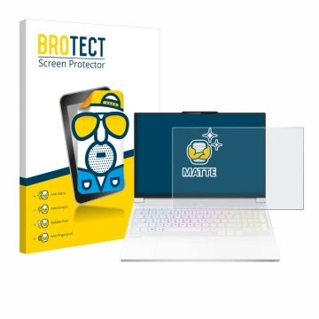 Face avant d’un emballage produit avec le logo de la marque BROTECT. À côté, l’appareil Lenovo Legion 7i Gen 10 16