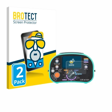 Face avant d’un emballage produit avec le logo de la marque BROTECT. À côté, l’appareil Kewtech KT63DL est représenté avec la 