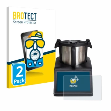Face avant d’un emballage produit avec le logo de la marque BROTECT. À côté, l’appareil Ufesa TotalChef RK10 est représenté av