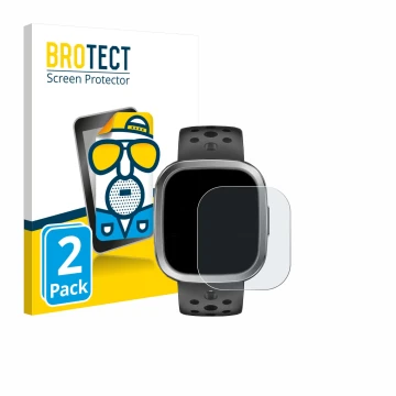 Face avant d’un emballage produit avec le logo de la marque BROTECT. À côté, l’appareil YYKY Smartwatch 1.72