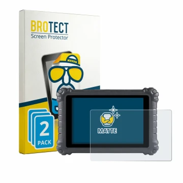 Face avant d’un emballage produit avec le logo de la marque BROTECT. À côté, l’appareil Autel MaxiSys MS906 Pro est représenté