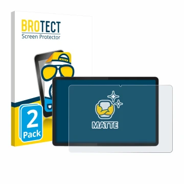 Face avant d’un emballage produit avec le logo de la marque BROTECT. À côté, l’appareil Lenovo Tab K11 (2e Gen.) est représent