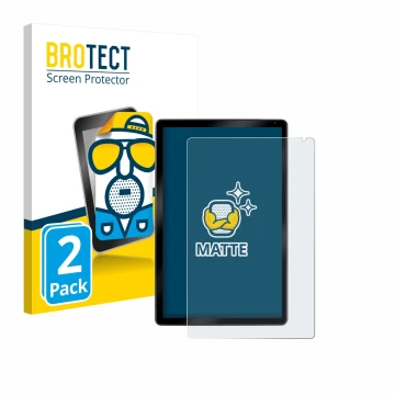 Face avant d’un emballage produit avec le logo de la marque BROTECT. À côté, l’appareil Yicty C108 10.1