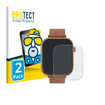 Face avant d’un emballage produit avec le logo de la marque BROTECT. À côté, l’appareil Techmade M-GLAM011 1.75