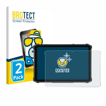 Face avant d’un emballage produit avec le logo de la marque BROTECT. À côté, l’appareil Ulefone Armor Pad 5 Ultra est représen