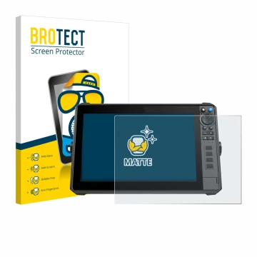 Face avant d’un emballage produit avec le logo de la marque BROTECT. À côté, l’appareil Lowrance HDS-12 Pro est représenté ave
