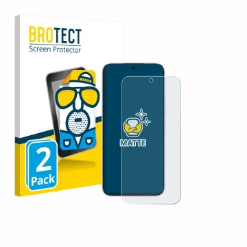Face avant d’un emballage produit avec le logo de la marque BROTECT. À côté, l’appareil Honor 500 est représenté avec la prote