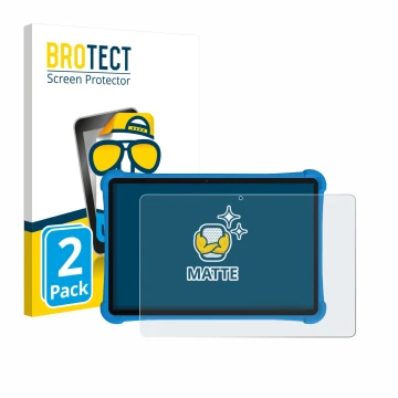 Face avant d’un emballage produit avec le logo de la marque BROTECT. À côté, l’appareil Alldocube iPlay 70 SE est représenté a
