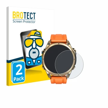 Face avant d’un emballage produit avec le logo de la marque BROTECT. À côté, l’appareil Doogee Anywise W1 est représenté avec 